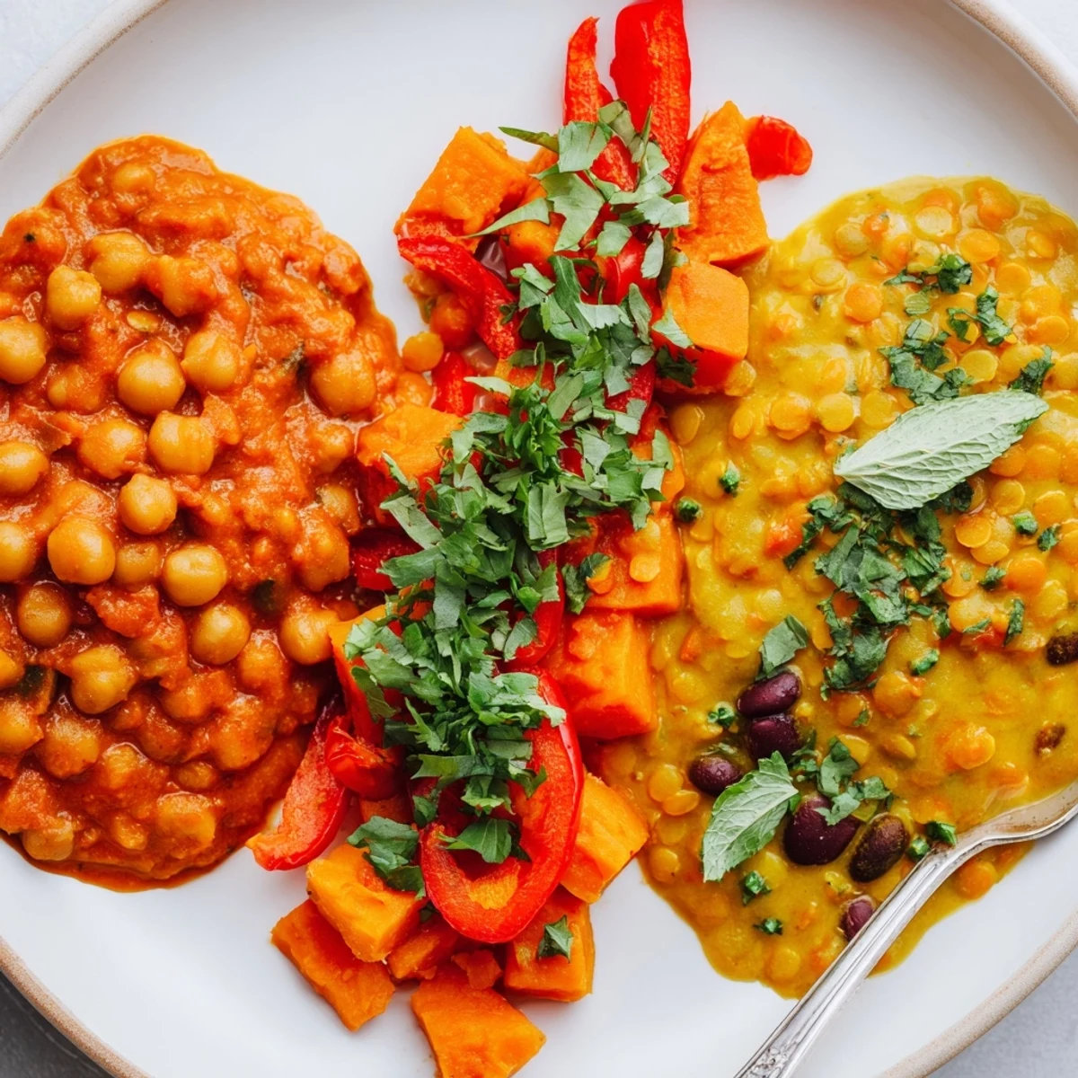 Vibrant Single-Pan Global Curries featuring Indian, Thai, and Caribbean flavors, perfect for weeknight dinners.  