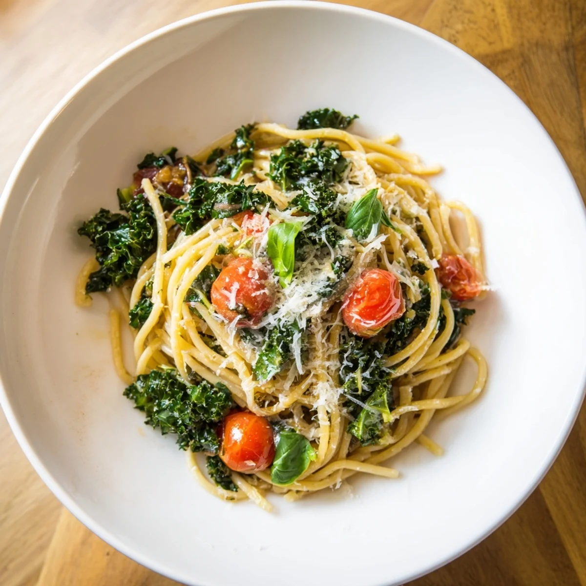 Savory and easy one-pot spaghetti recipe, featuring a flavorful blend of vegetables and Italian herbs.