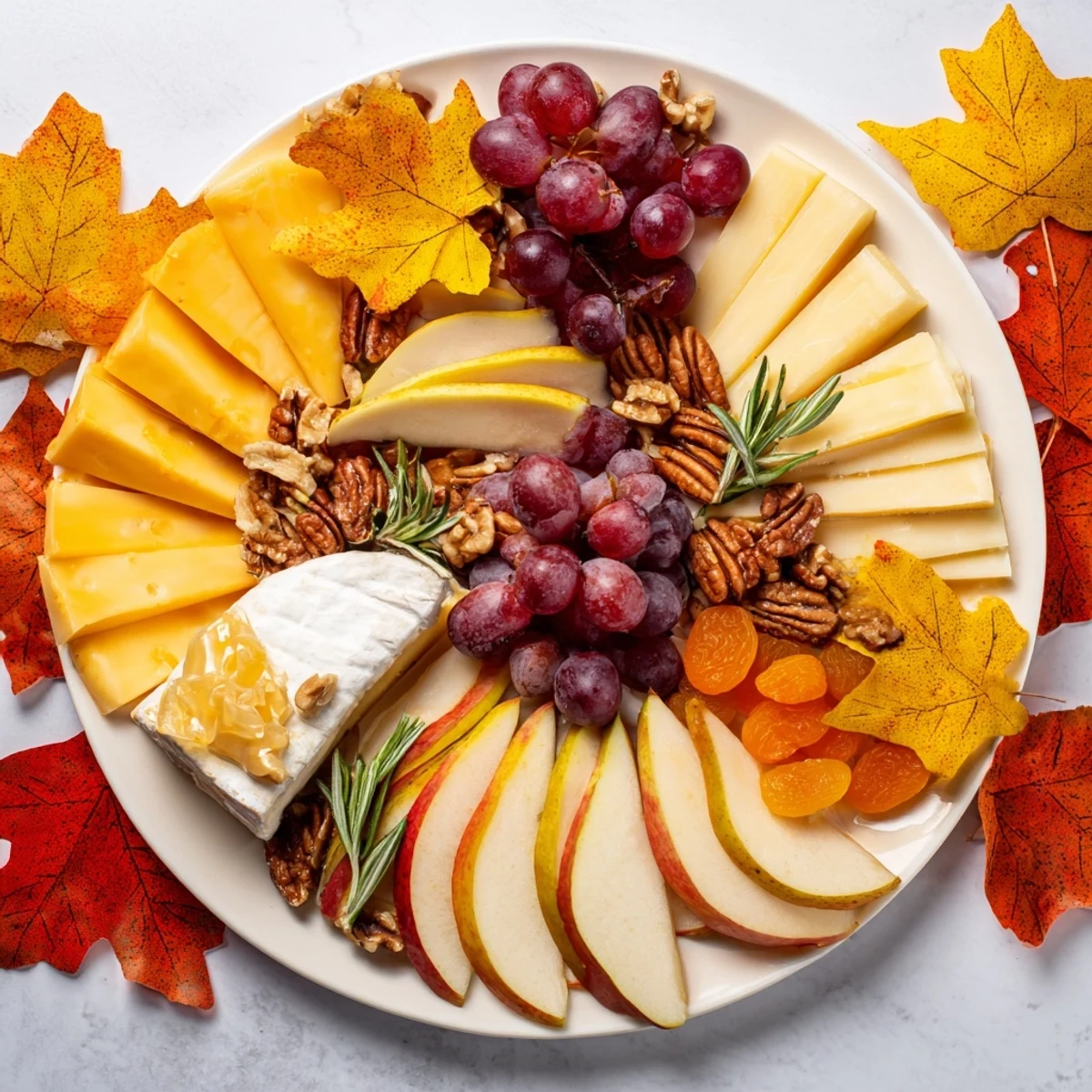 Autumn Leaf Cheese Platter