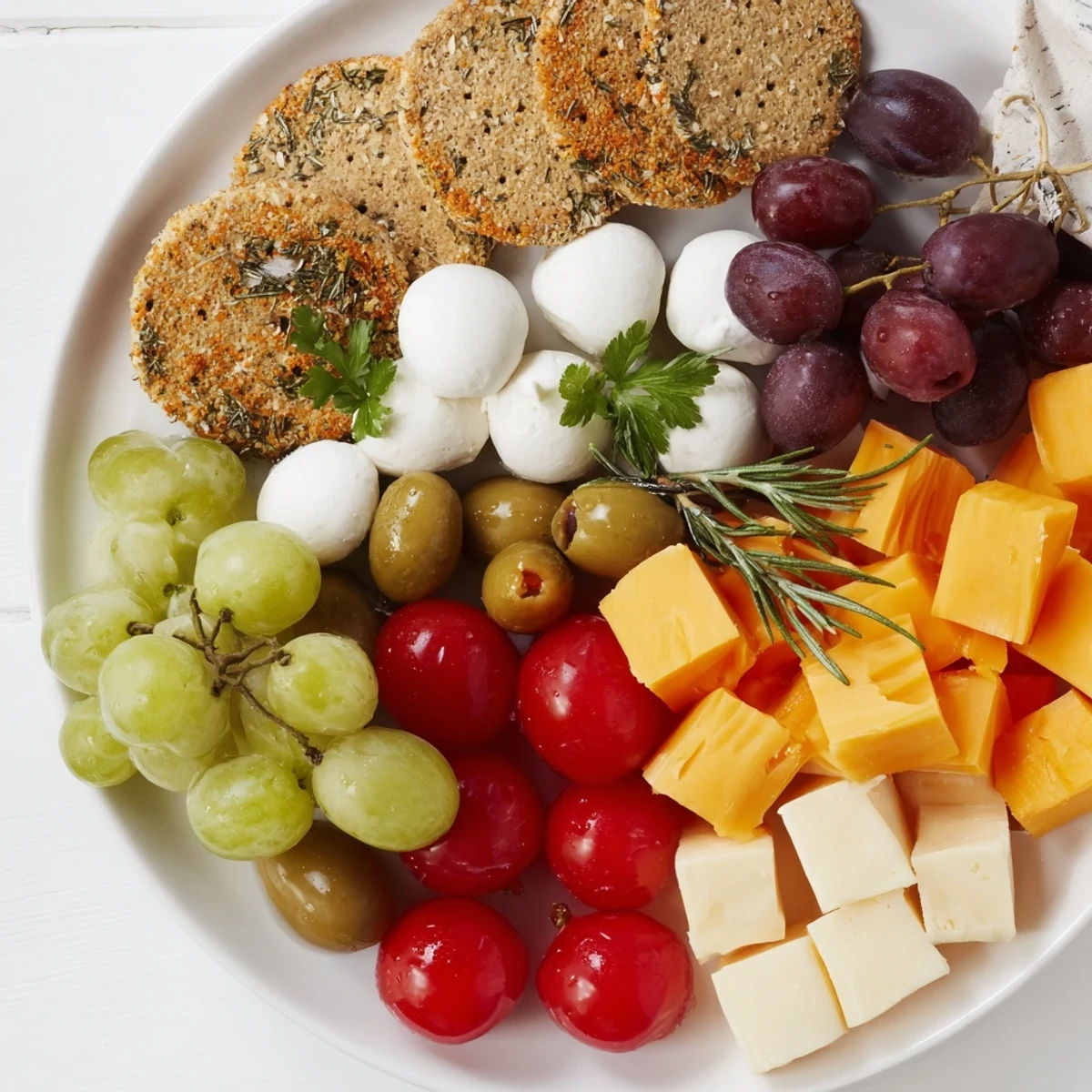 Jingle Bell Cheese Cracker Wreath