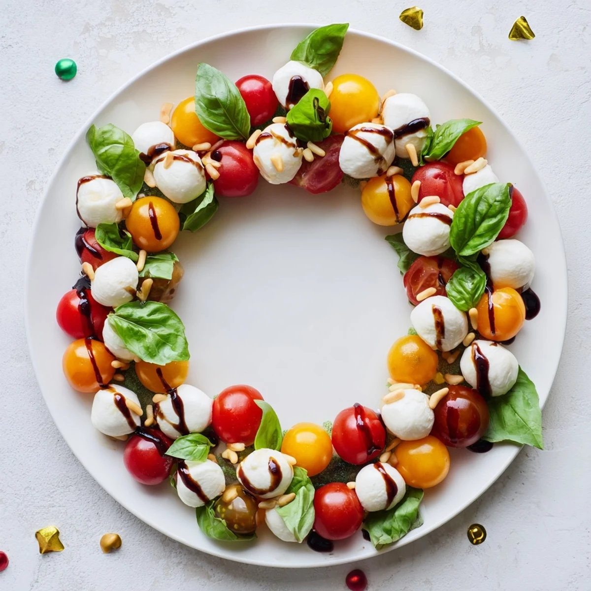 Cherry Tomato Basil Ring