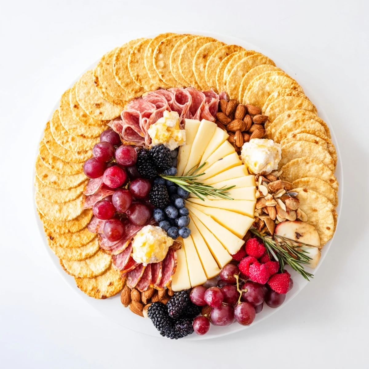 This visually appealing Ouroboros Circle displays a delicious and ready-to-eat appetizer perfect for sharing.