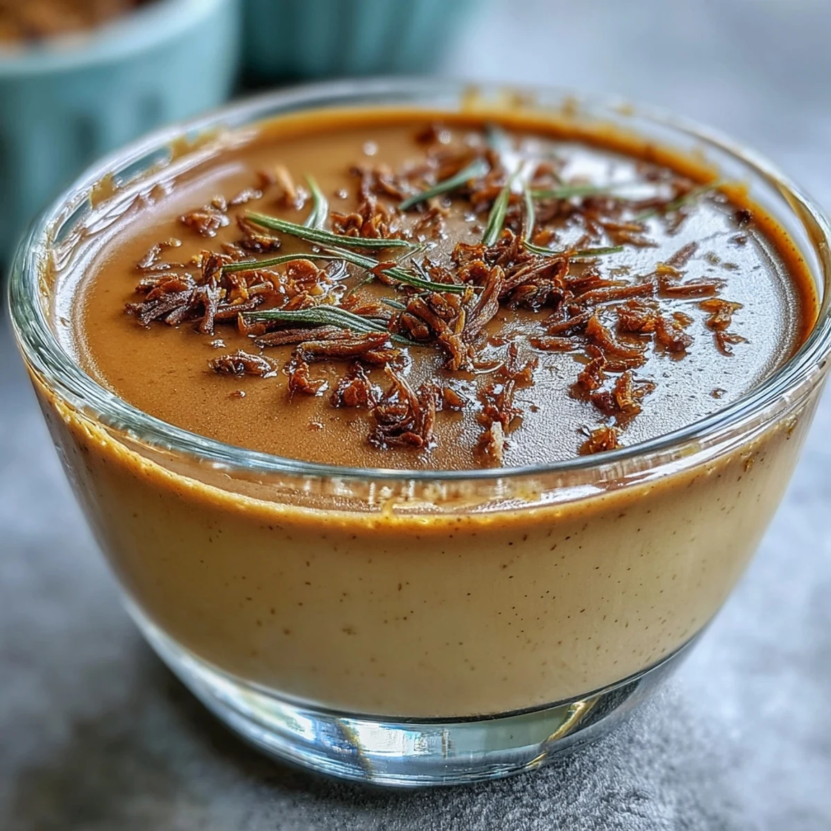 Silky Hojicha Custard Dessert