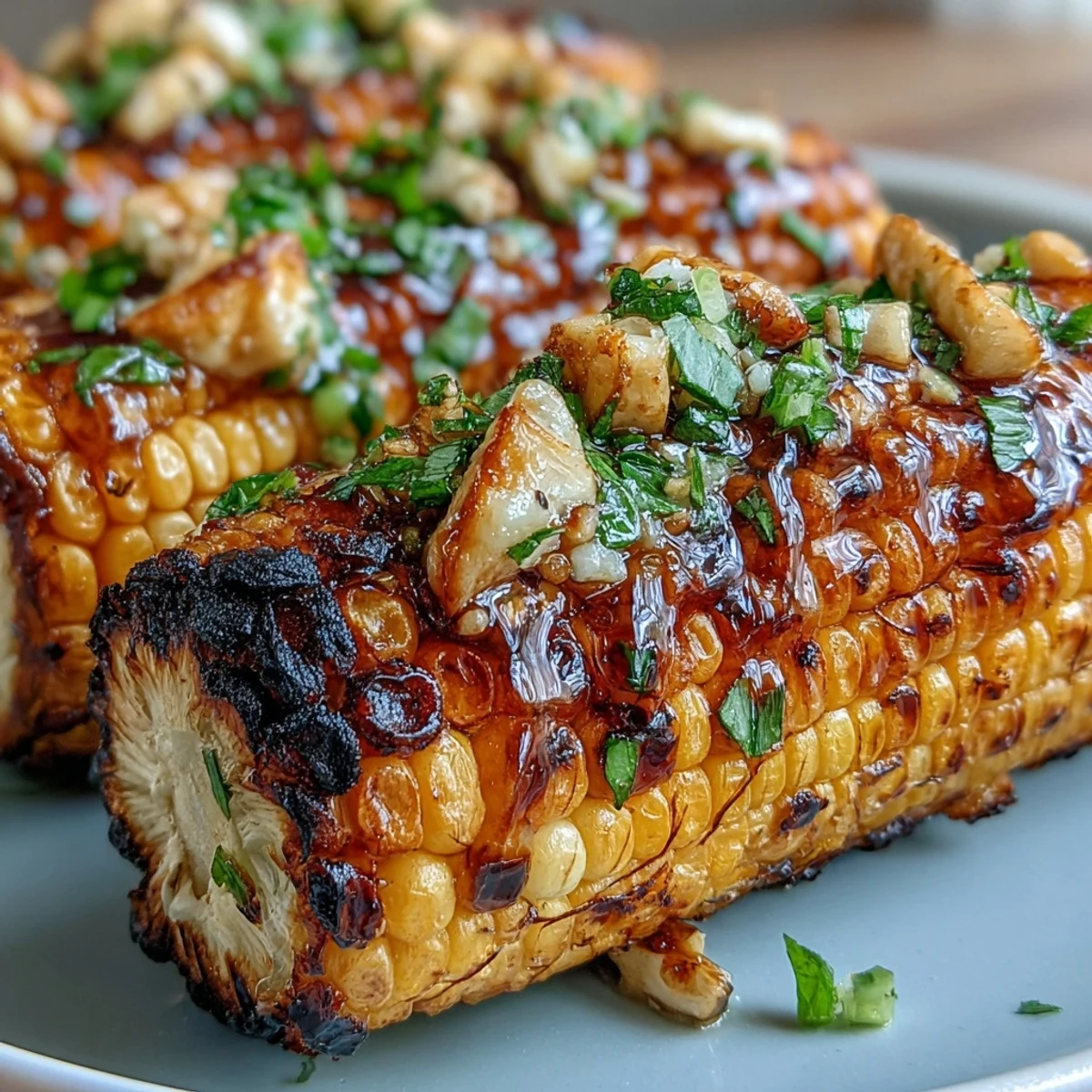 2. Sweet summer corn brushed with rich miso butter, charred to perfection for a smoky, savory side.  