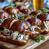 Pisces Zodiac Snack Board with Blue Fruits and Treats, a dreamy ocean-inspired appetizer with vibrant blue fruits and whimsical sweets.