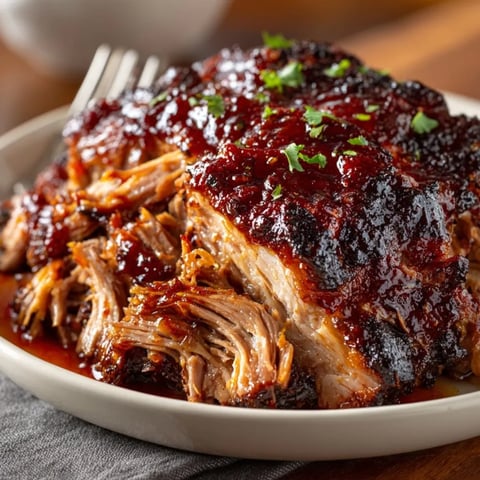 Smoked Coffee-Chipotle Pork Shoulder, a tender, juicy marvel with smoky bark, ready to shred.