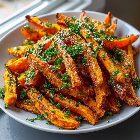Golden Cajun spiced sweet potato fries arranged on a tray, ready for dipping.