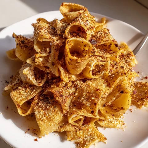 Crispy pasta chips seasoned variety, perfect for dipping in your favorite sauces.  