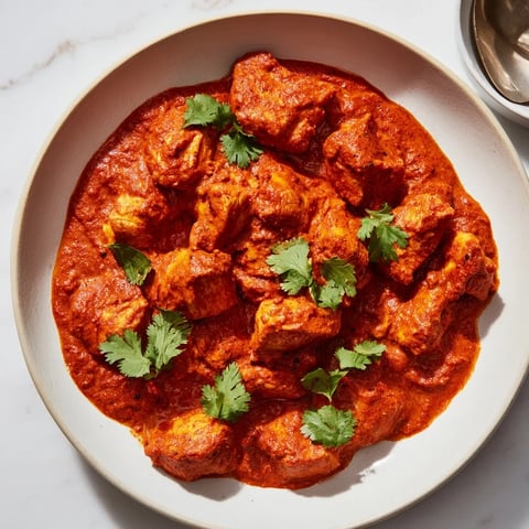 Vibrant chicken tikka masala, a creamy Indian dish made in the Instant Pot with a rich coconut sauce.