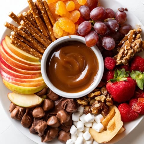 Vegan Caramel Apple Charcuterie