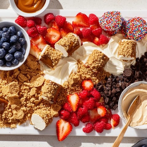 Deconstructed Dessert Board Cheesecake