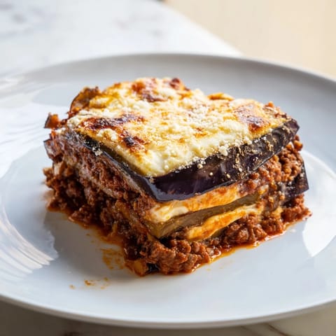 Moussaka Beef Eggplant Layers
