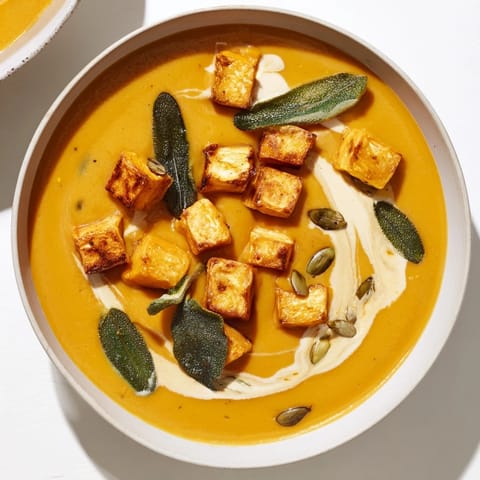 Aromatic Chickpea, Pumpkin & Sage Soup—imagine its warmth, perfect for a cozy autumn dinner.