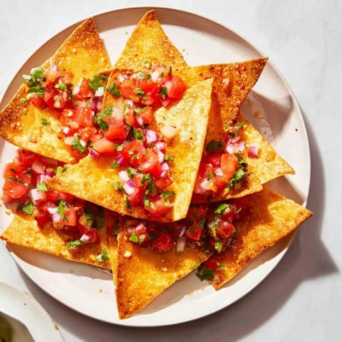 Air Fryer Tortilla Chips Salsa