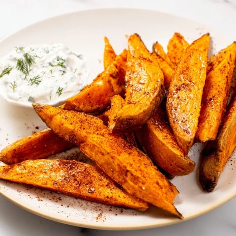 Roasted Sweet Potato Wedges
