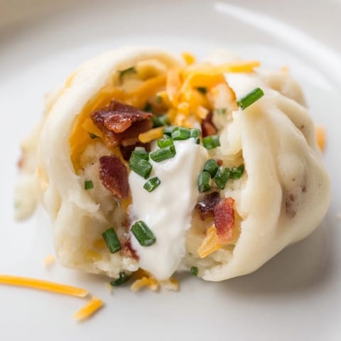 Loaded Baked Potato Dumplings