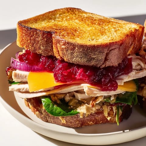 Budget Christmas Sandwich Brioche