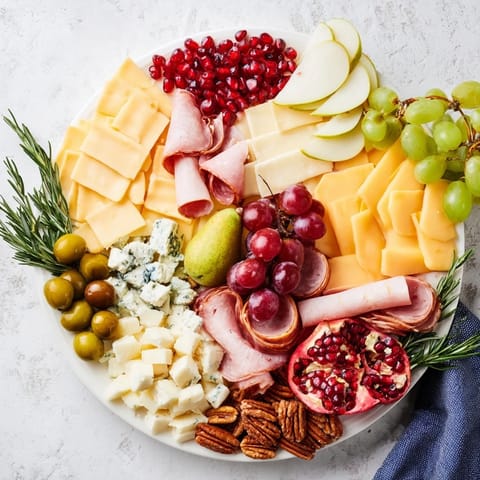 Delicious Sleigh Ride Charcuterie features an array of cured meats and gourmet cheeses – a holiday treat.