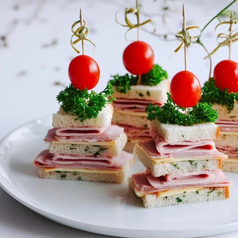 Mini Ham Cheese Towers #328