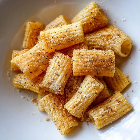 Crunchy Parmesan Pasta Chips
