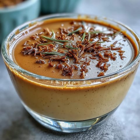 Silky Hojicha Custard Dessert #524