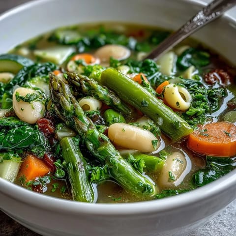 Spring Minestrone White Beans #602