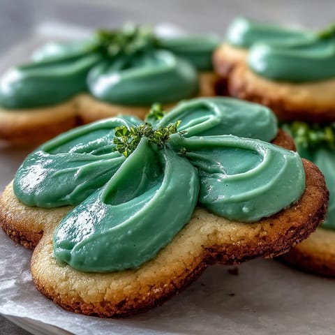 St Patricks Shamrock Cookies