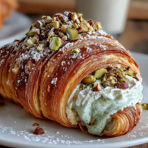 Pistachio Cream Croissant