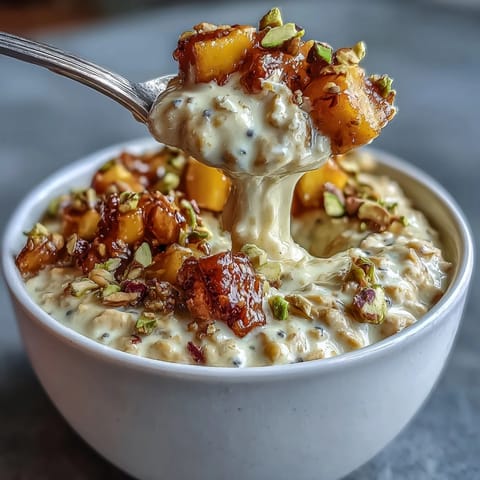Mango Lassi Overnight Oats