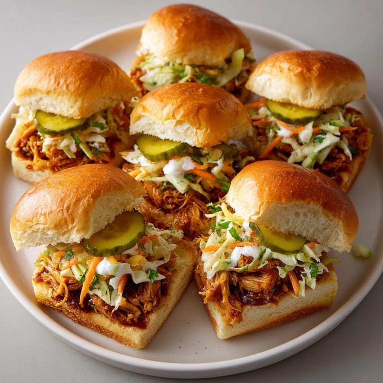 These vegan Applewood BBQ Jackfruit Sliders feature tender jackfruit and crisp slaw, perfect for summer meals.
