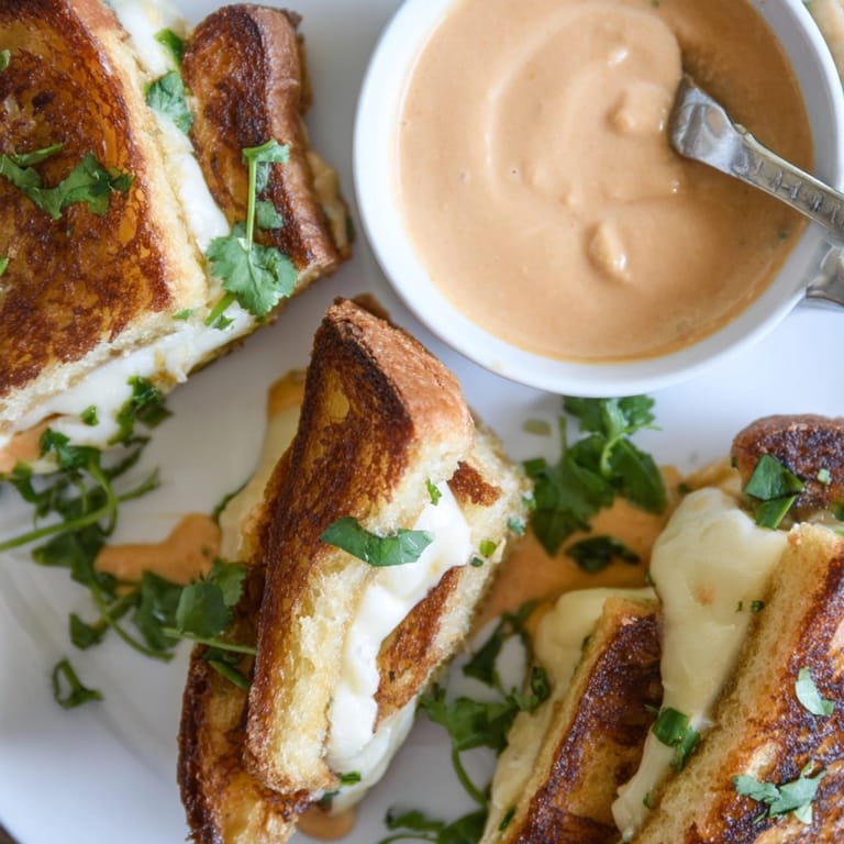 Easy homemade Thai Peanut Grilled Cheese Sticks recipe: a fusion snack idea.