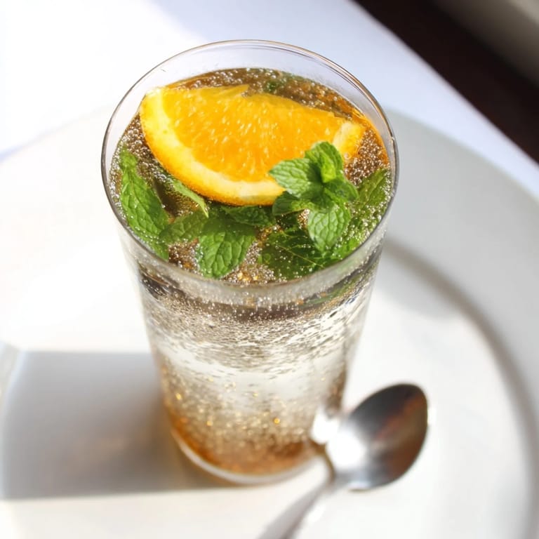 Delicious non-alcoholic probiotic soda mocktail, ideal for gut health and festive occasions.