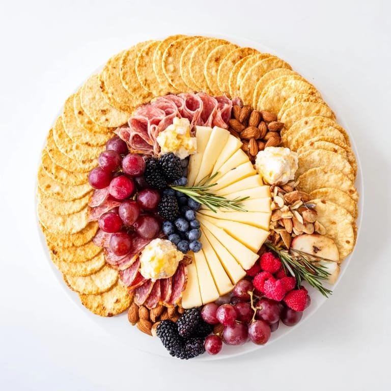 This visually appealing Ouroboros Circle displays a delicious and ready-to-eat appetizer perfect for sharing.