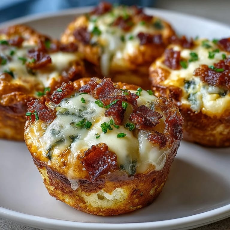 Freshly baked Breakfast Egg Muffins filled with cheddar, onions, and peppers, ideal for a gluten-free breakfast.