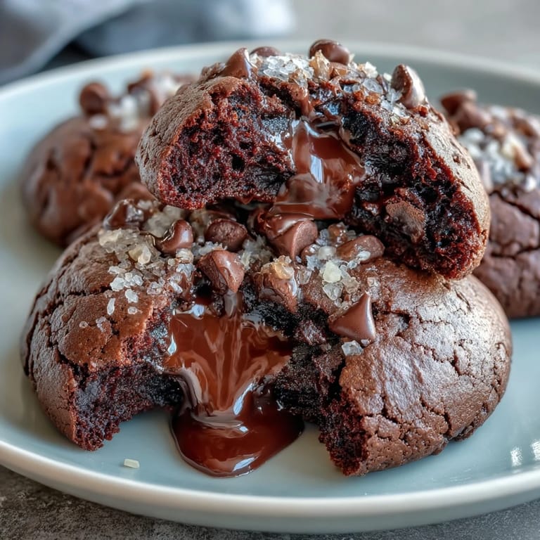 ALT image text: Chewy dark chocolate cookies with vanilla milk swirl, inspired by the mysterious Shadow Milk Cookie recipe.