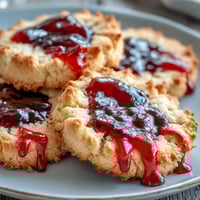 Spooky vampire bite sugar cookies with glossy red icing dripping from fang marks, perfect for Halloween parties.  