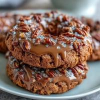 GingerBrave-inspired gingerbread bites with royal icing, capturing the playful charm of Cookie Run Kingdom characters in a festive holiday treat.